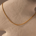 Love Knot Chain Necklace in 18K Gold