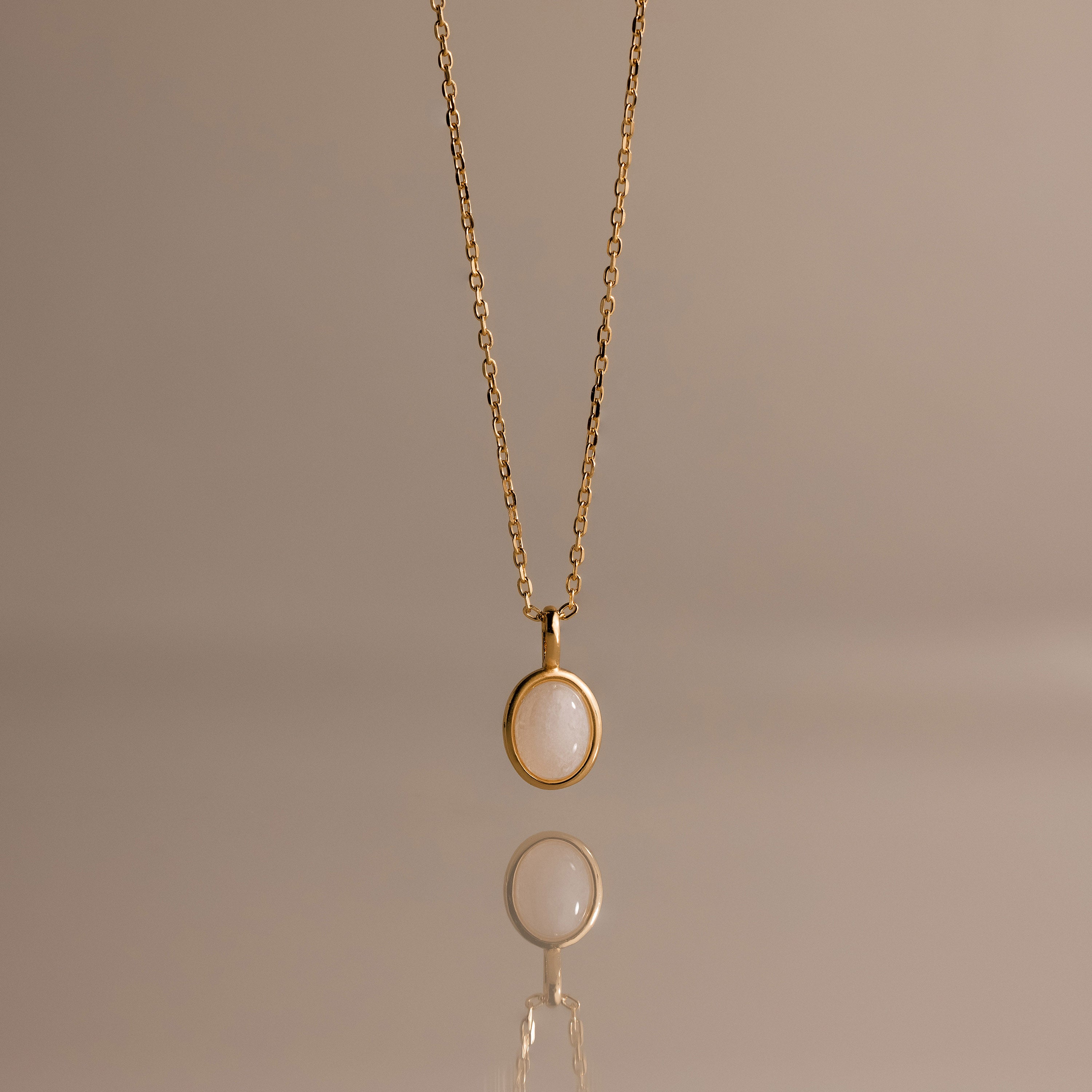 Moonstone Pendant Necklace