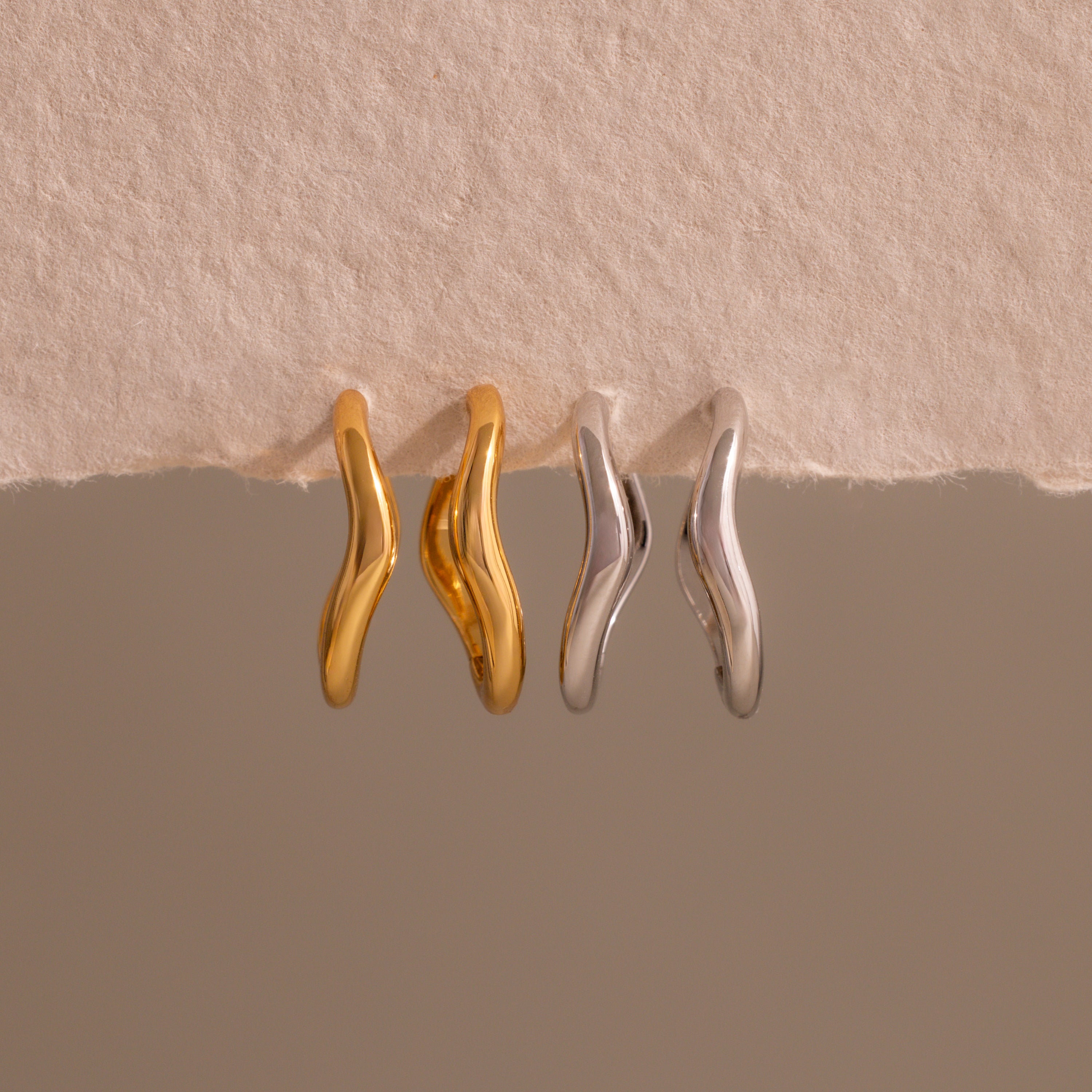 Organic Wave Earrings