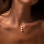 Pearl Cascade Jewelry Set in Silver