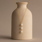 Pearl Cascade Jewelry Set in 18K Gold