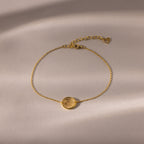 Dainty Organic Fingerprint Bracelet