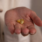 Organic Fingerprint Signet Ring