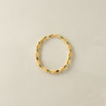 Feathered Peridot Chain Bracelet