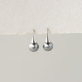 Smokey Pearl Drop Hook Earrings