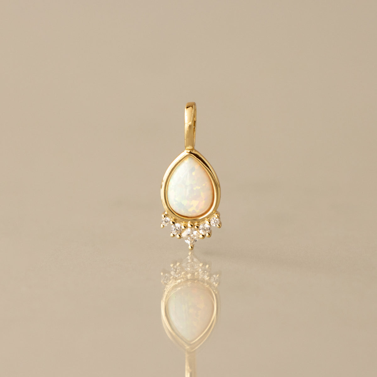 Enchanted Opal Teardrop Charm