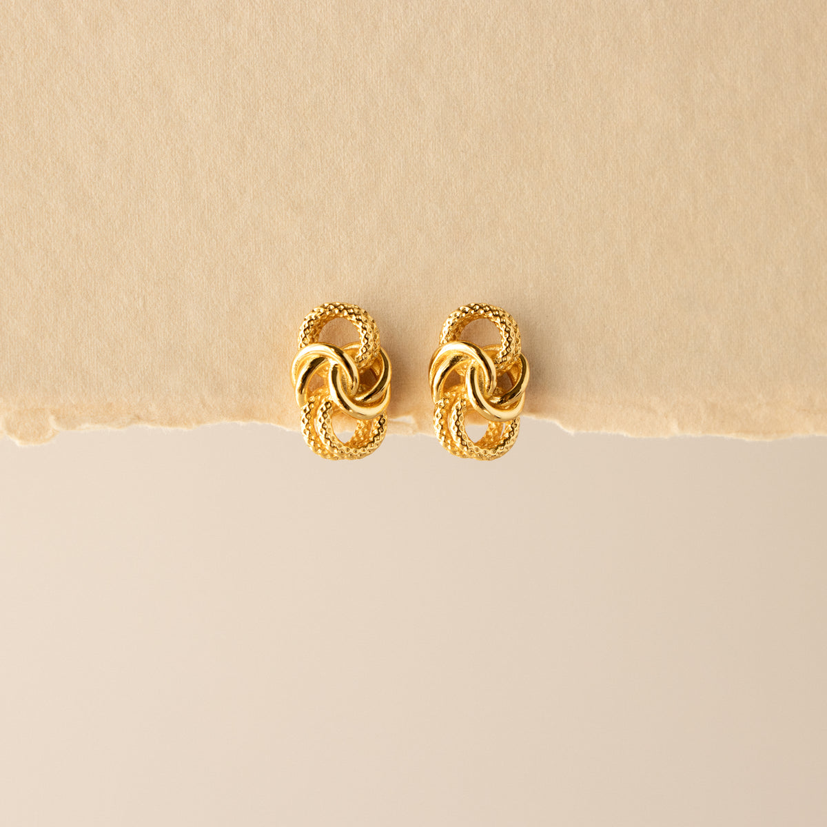 Interlocking Circles Studs