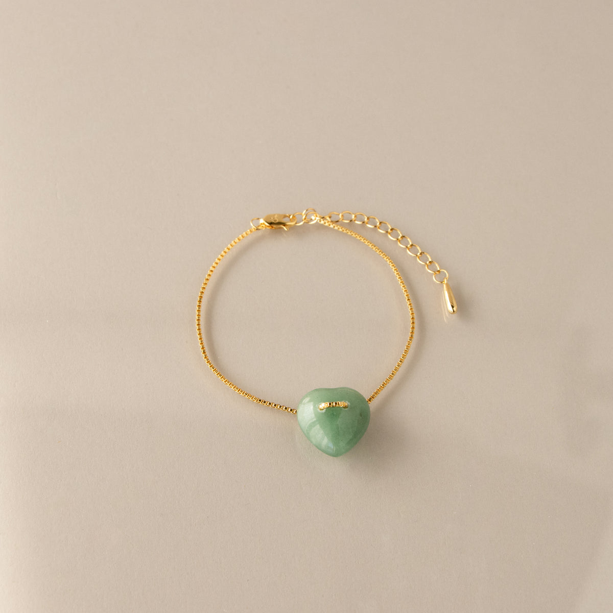 Jade Heart Bracelet