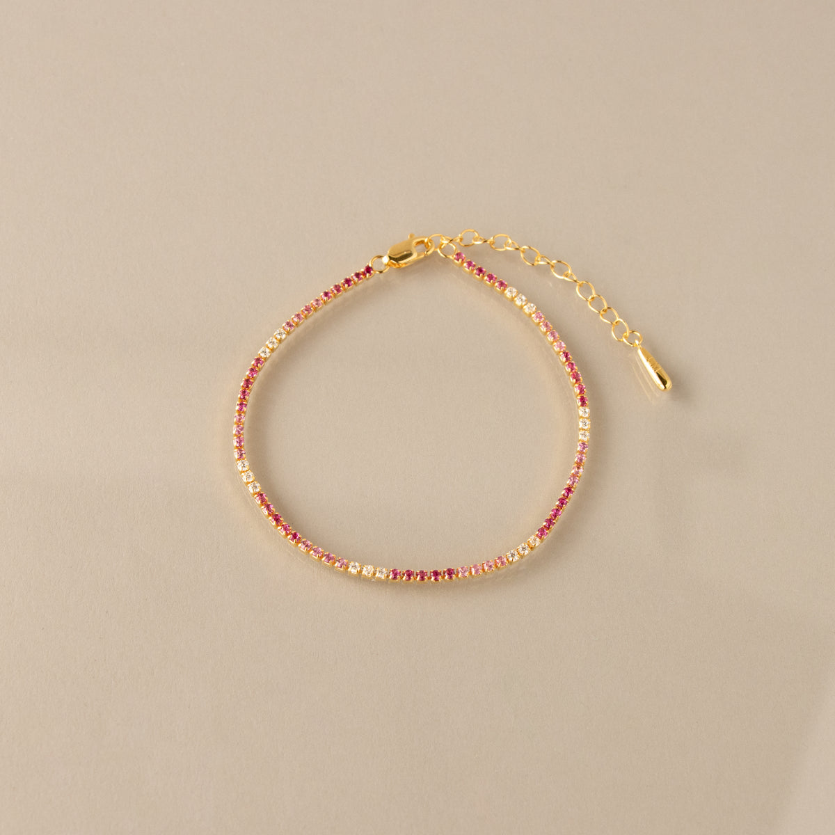 Romantic Birthstone Tennis Bracelet