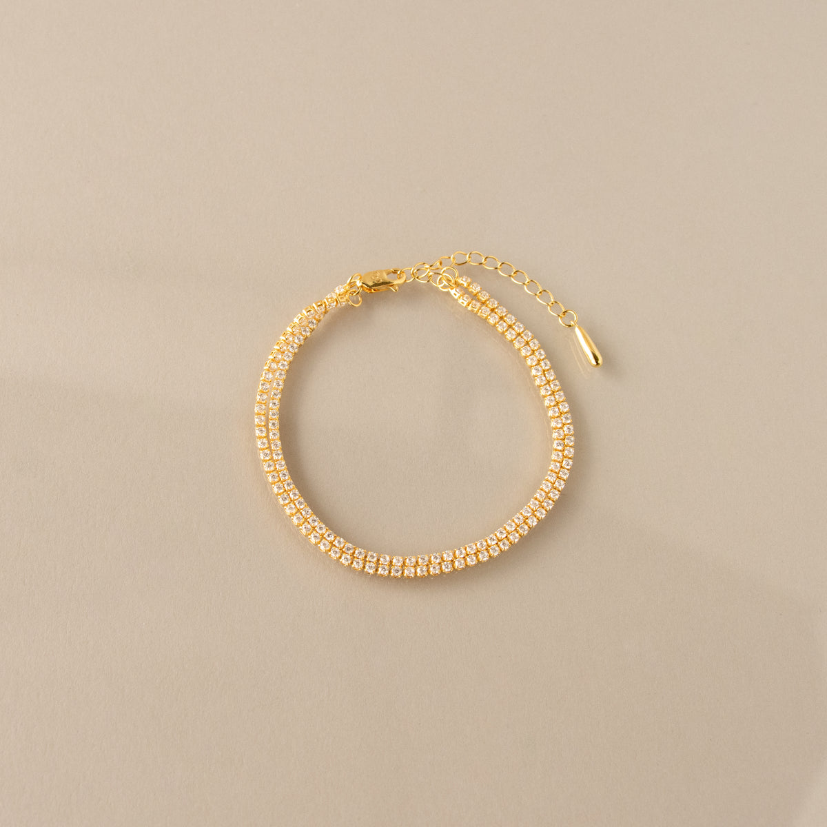 Double Diamond Tennis Bracelet