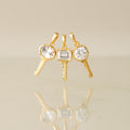 Diamond Key Charms Set