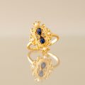 Heritage Sapphire & Pearl Ring