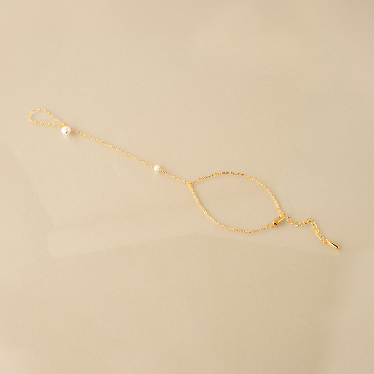 Pearl Drop Hand Chain