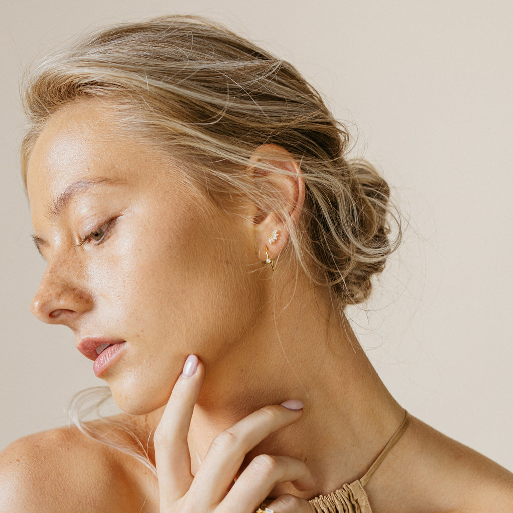 Rylee Diamond Wire Earrings