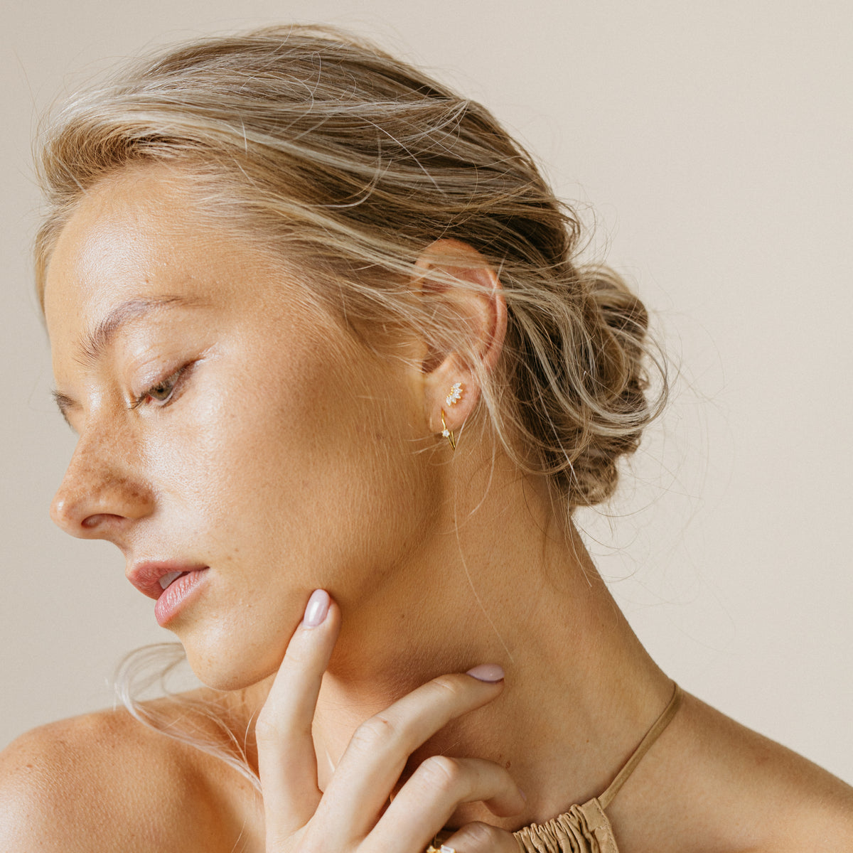 Rylee Diamond Wire Earrings