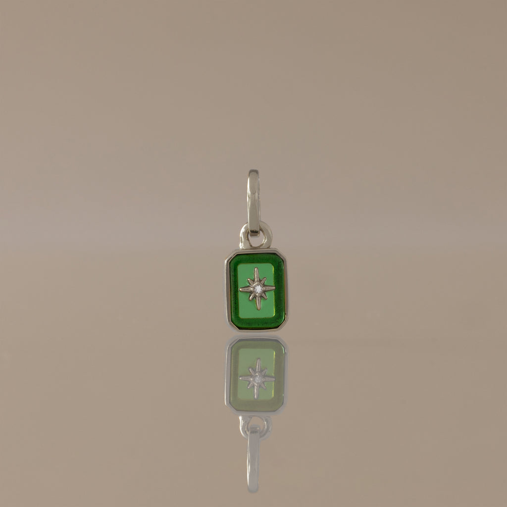 North Star Emerald Charm