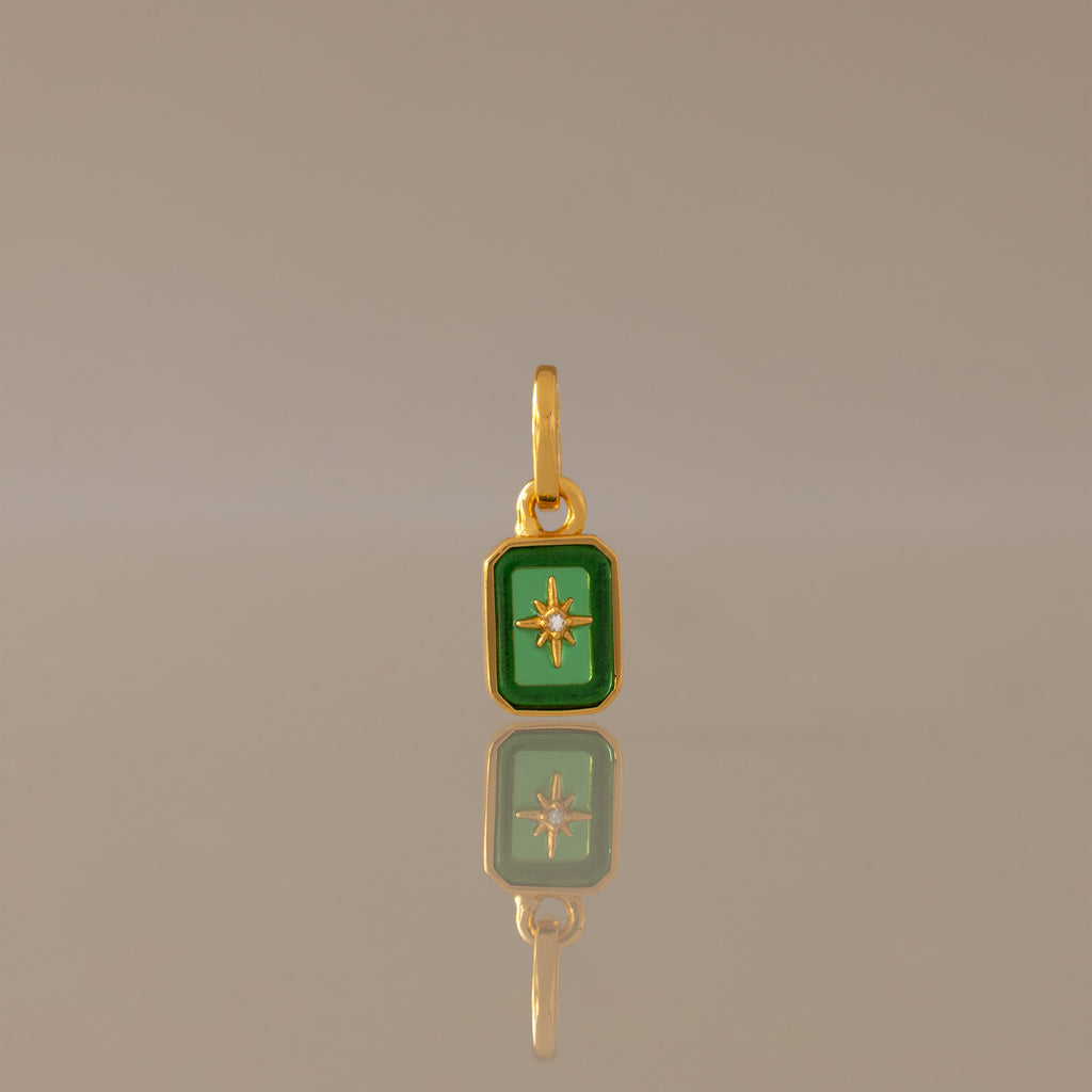 North Star Birthstone Charm