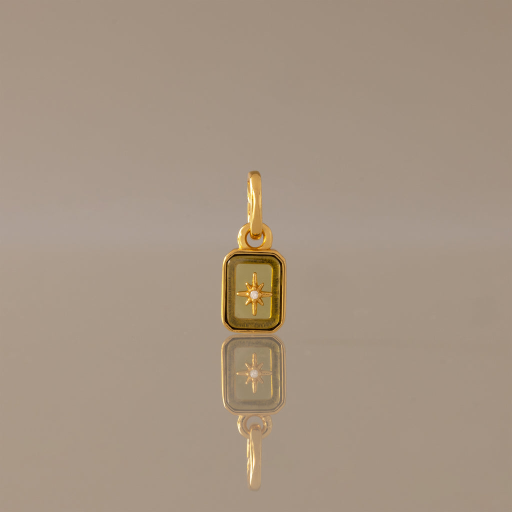 North Star Birthstone Charm