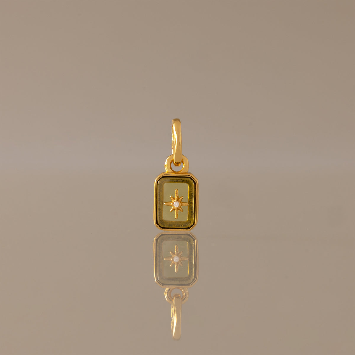 North Star Birthstone Charm