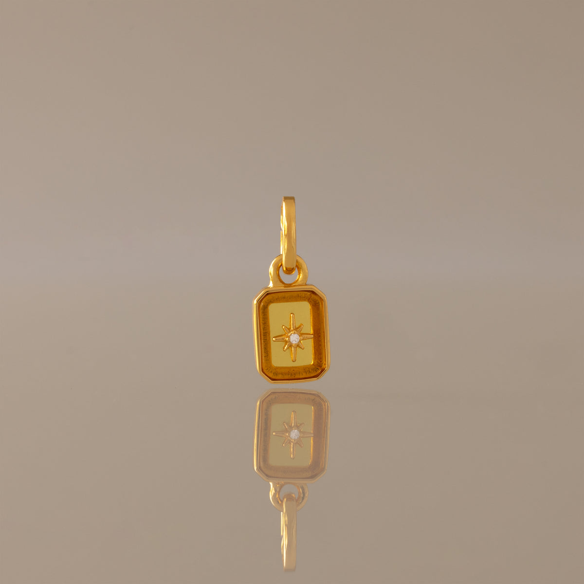 North Star Birthstone Charm