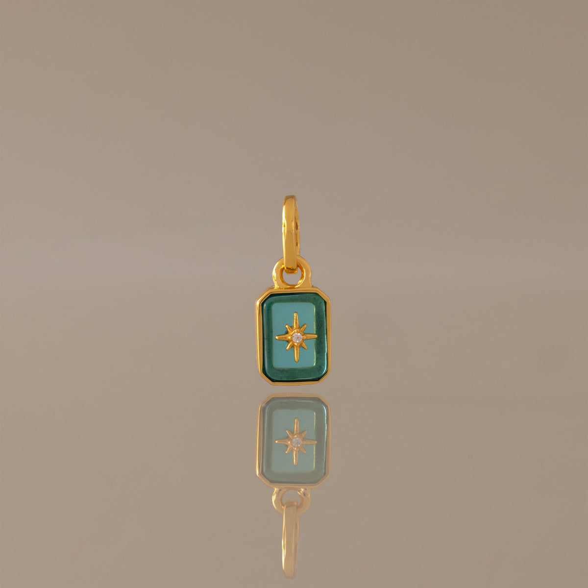 North Star Birthstone Charm