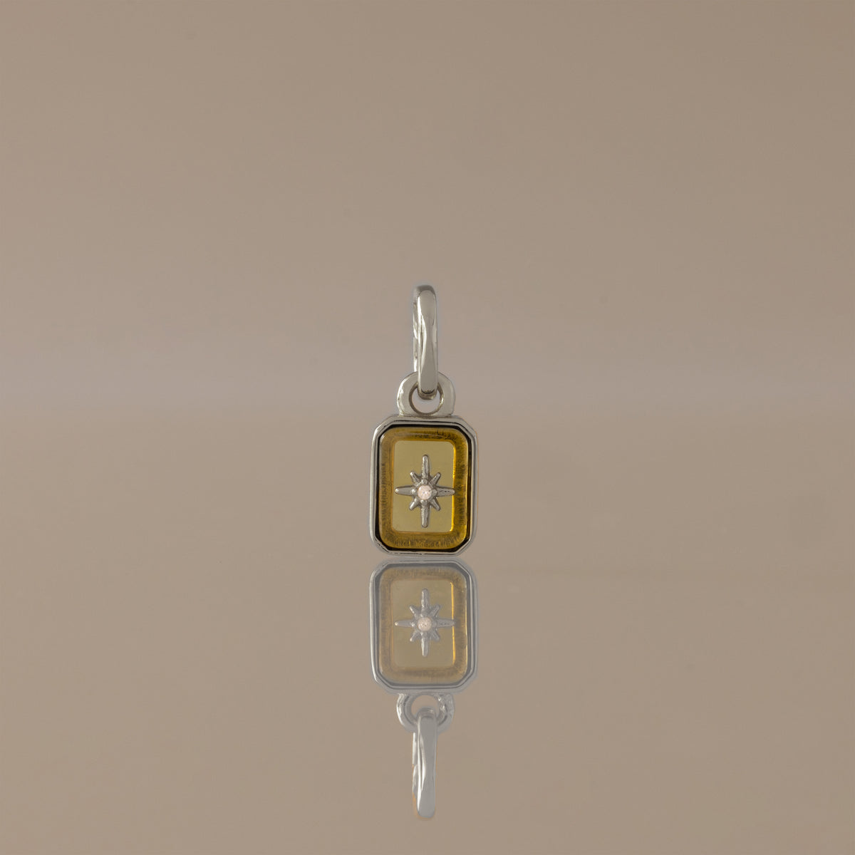 North Star Peridot Charm