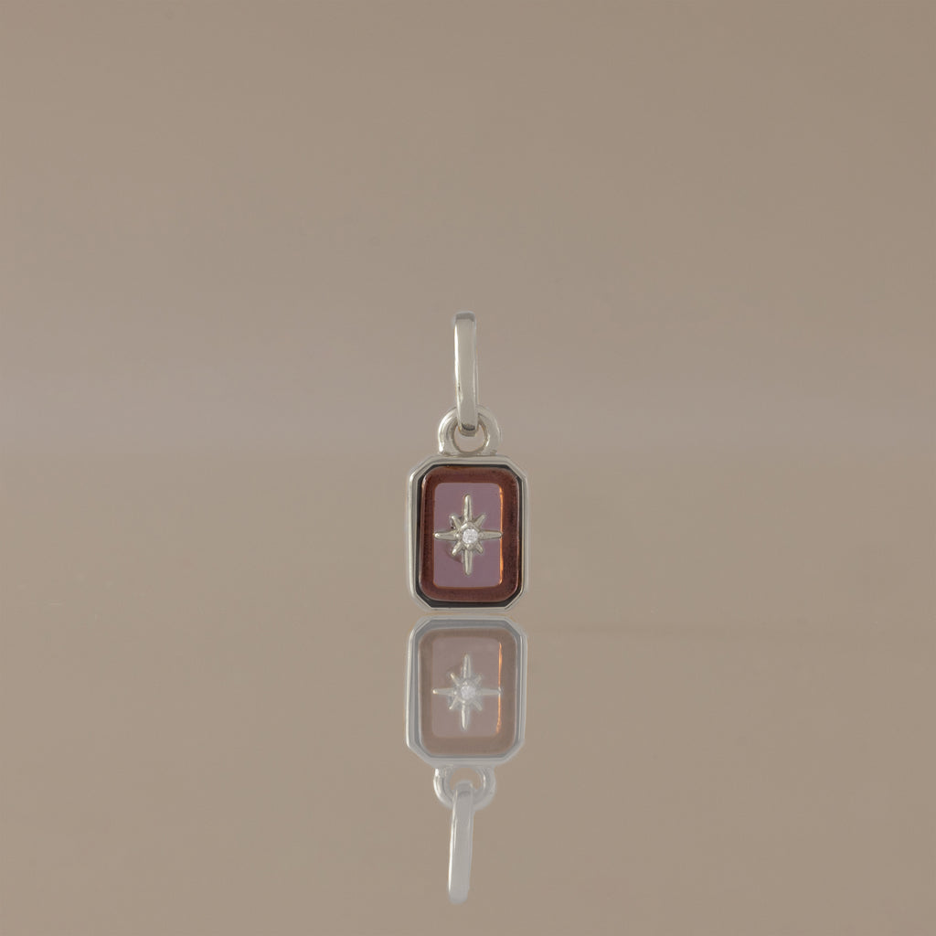 North Star Amethyst Charm