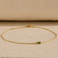 Baguette Peridot Bracelet