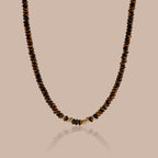Beaded Tiger's Eye Necklace