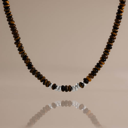Beaded Tiger's Eye Necklace