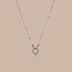 Pearl Beaded Charm Necklace