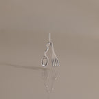 Spoon & Fork Charm in Silver