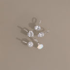 Love Mixed Gemstone Charm Set in Silver