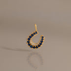 Lucky Sapphire Horseshoe Charm