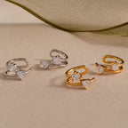 Duo Diamond Ear Cuffs