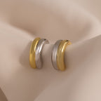 Mixed Metal Ear Cuffs
