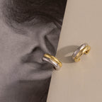 Mixed Metal Ear Cuffs
