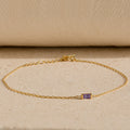 Baguette Amethyst Bracelet
