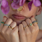 Skinny Jade Ring
