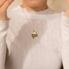 Pearl Locket Necklace