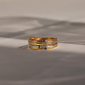Thin Mini Aquamarine Ring
