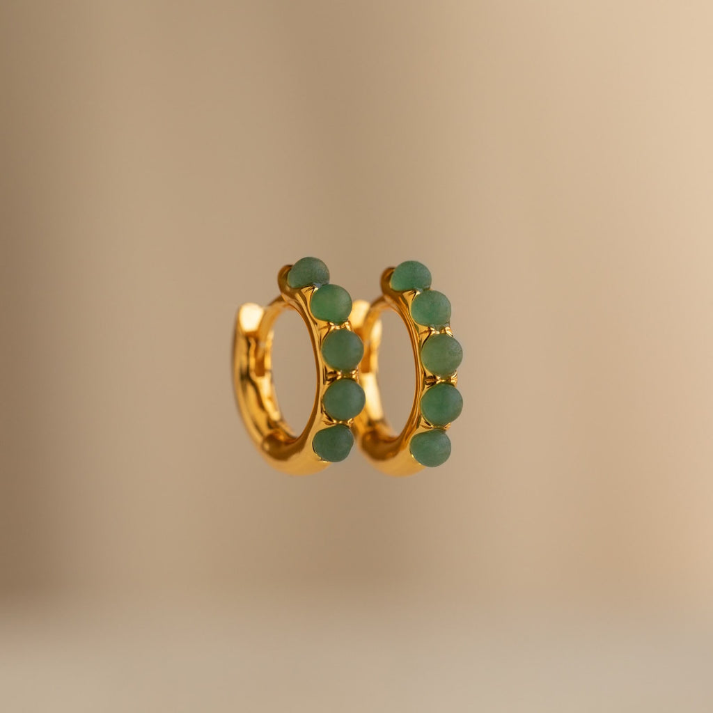 Jade Huggies-Earrings-Caitlyn Minimalist