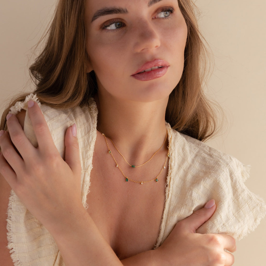 Dainty Jade Bar Necklace • NR150-Necklaces-Caitlyn Minimalist
