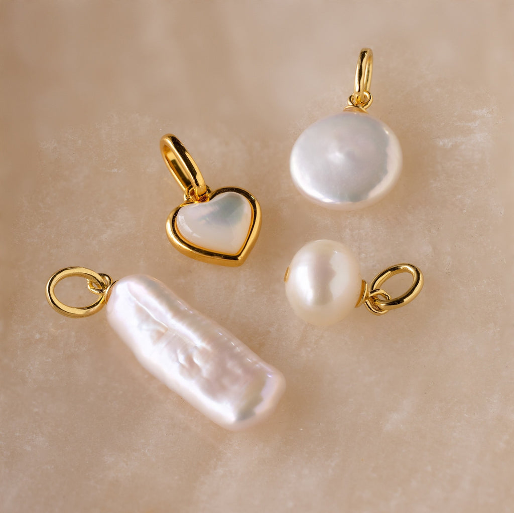 Dijes colgantes de perlas