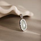 Aura Seafoam Charm in Silver