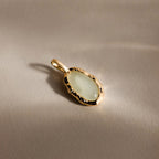 Aura Seafoam Charm in 18K Gold