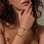 Aura Seafoam Charm in 18K Gold