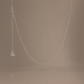 Adjustable Chain Necklace in Silver