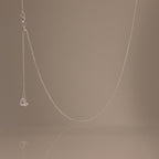Adjustable Chain Necklace in Silver