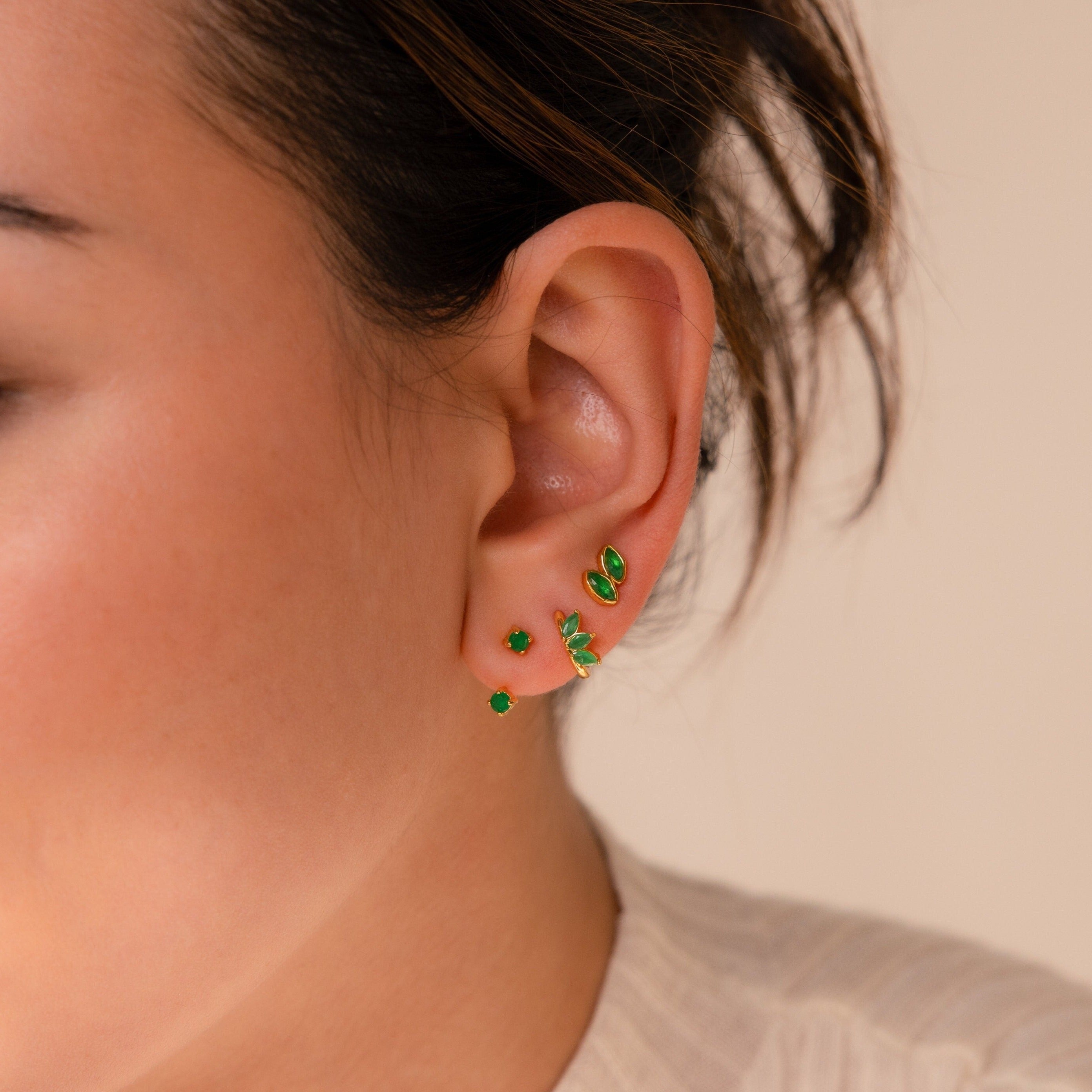 Jade Earrings Set-Earrings-Caitlyn Minimalist